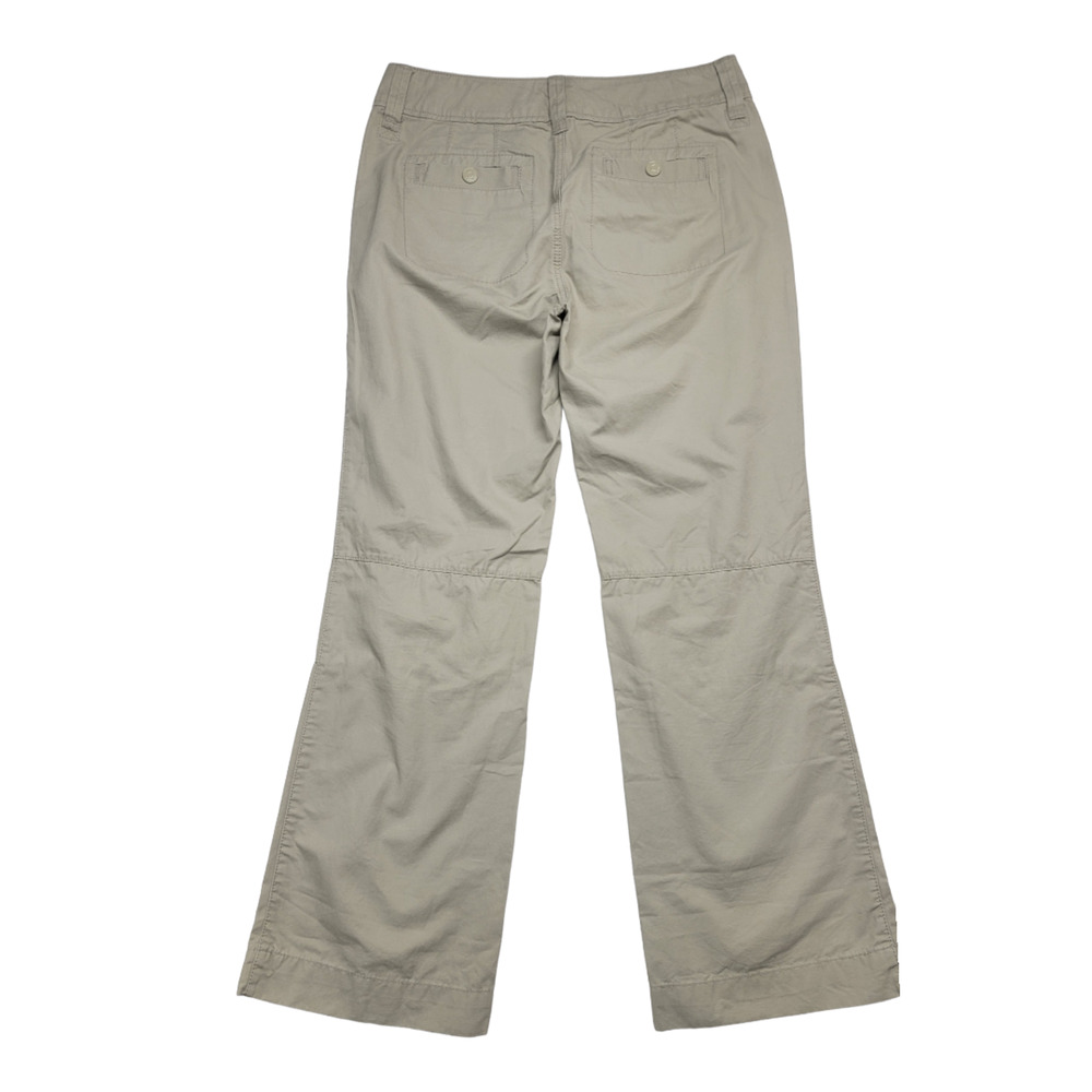Eddie Bauer Women's Cargo Pants Wide Leg Loose Fit Khaki Tan Solid Size 10 - Picture 3 of 7